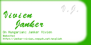 vivien janker business card